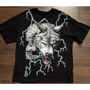 Darc Sport Wolves Club Shirt Wolf Lightning AOP American Thunder Wolves Large